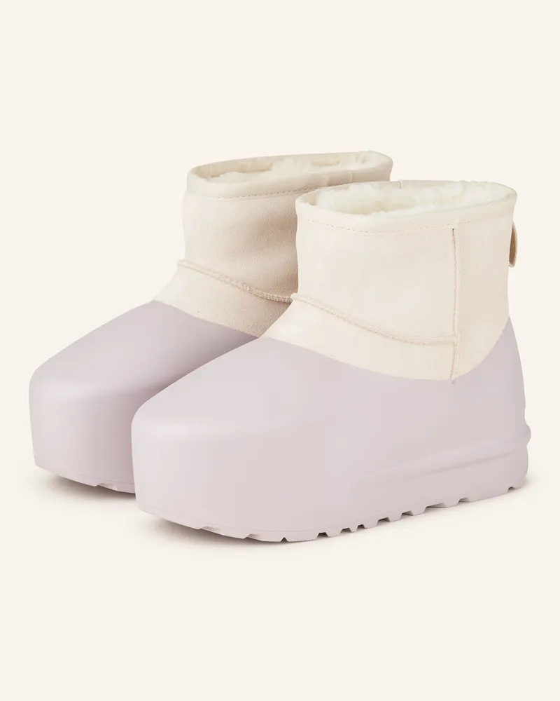 UGG Boots Classic Mini Pumped weiss Helllila