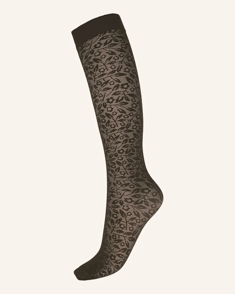 Wolford Wolford Knee-Highs Bouquet Knee-Highs Dunkelbraun
