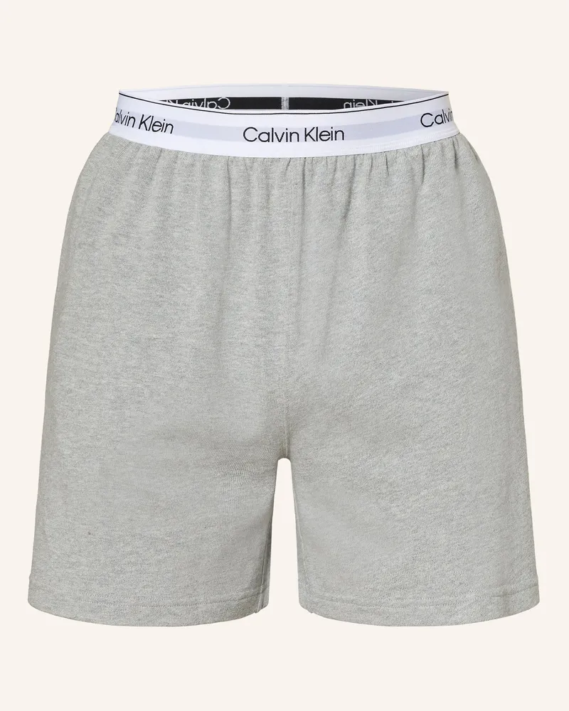 Calvin Klein Schlafshorts COTTON JERSEY Hellgrau