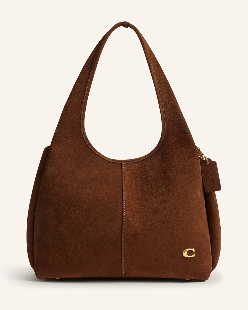 Coach Schultertasche braun Braun