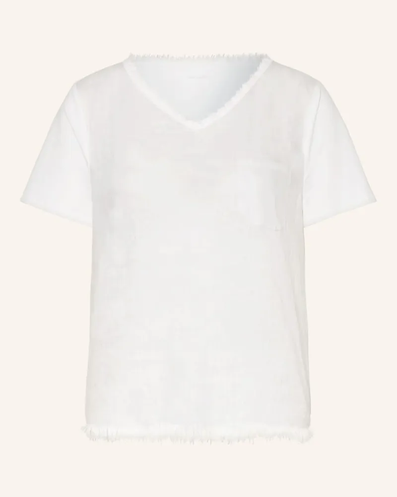 Marc Cain Blusenshirt im Materiamix Weiss