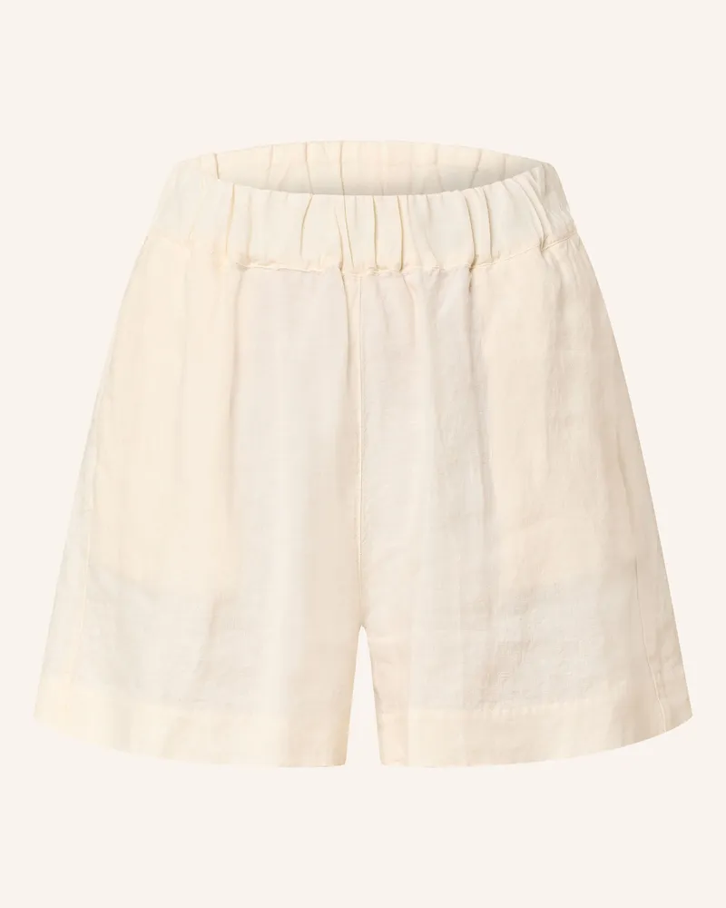 120% Lino Leinenshorts Ecru