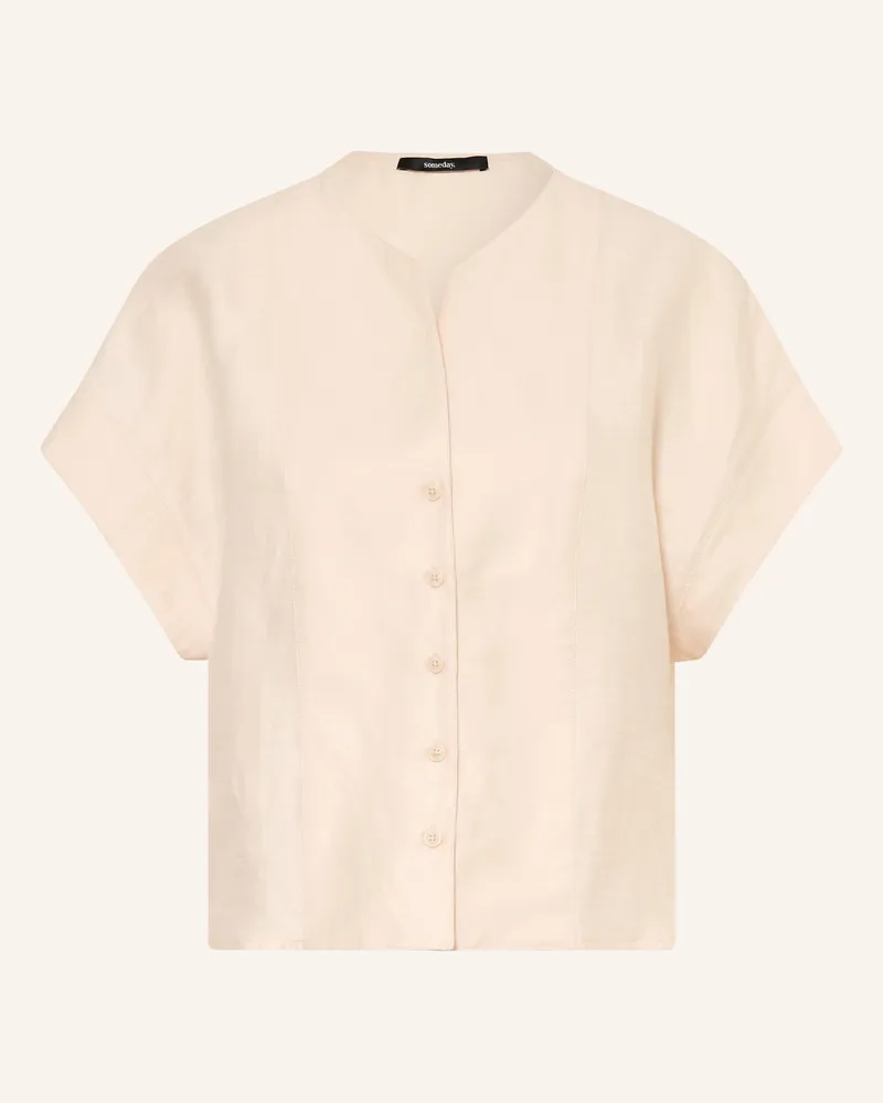 someday. Blusenshirt Zanovia Aus Leinen beige Creme
