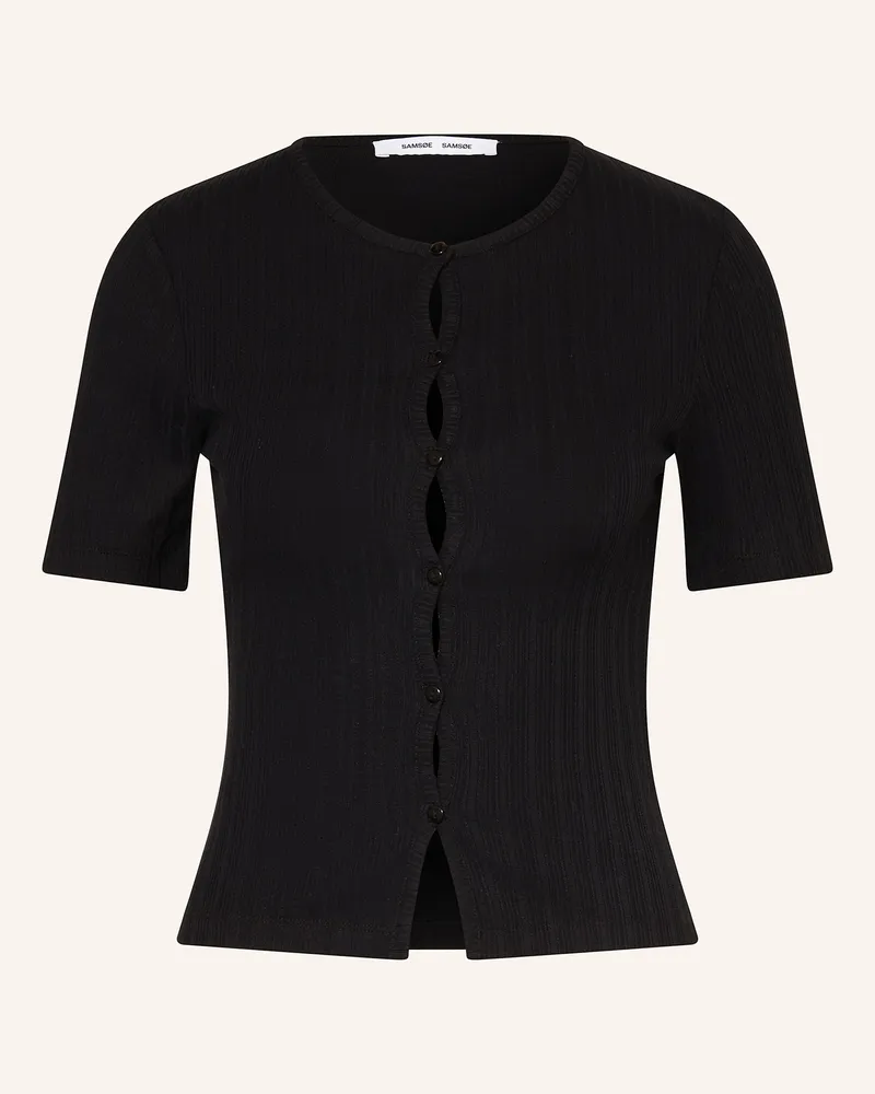 Samsøe & Samsøe Strickjacke Sajuni schwarz Schwarz