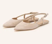Slingballerinas Anya beige