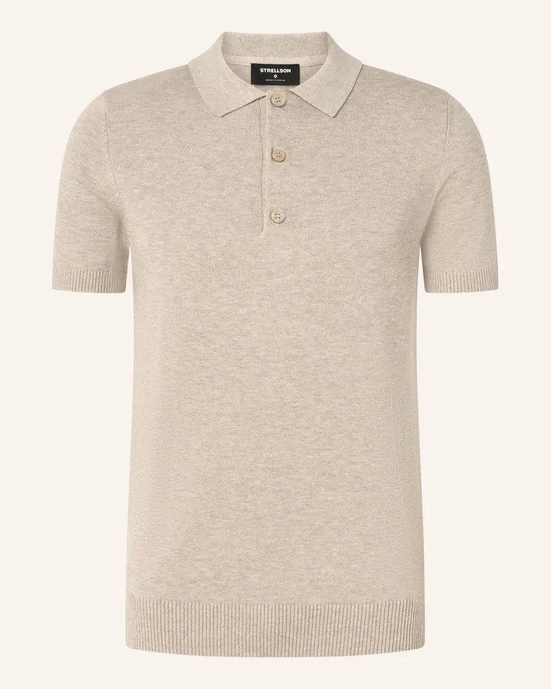 Strellson Strick-Poloshirt Loic beige Beige
