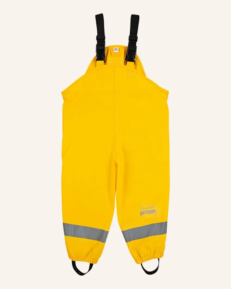 Sterntaler Regenträgerhose ungefüttert Gelb