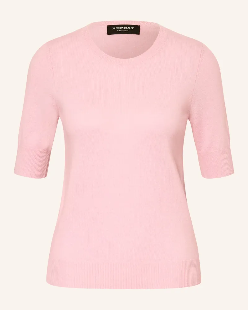 Repeat Strickshirt Aus Cashmere rosa Rosa