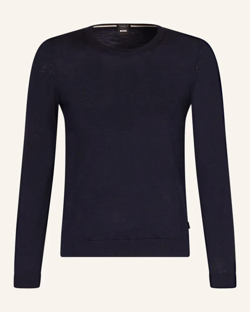 HUGO BOSS Pullover Leno blau Dunkelblau