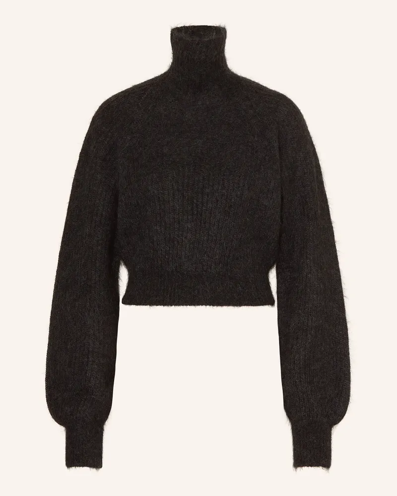 Max Mara Pullover Adorno Mit Mohair grau Dunkelgrau