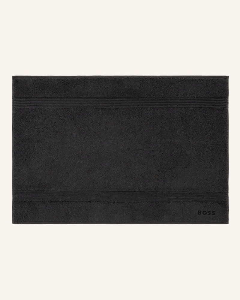 HUGO BOSS Badematte Loft schwarz Schwarz