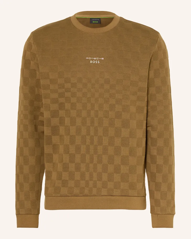 HUGO BOSS Sweatshirt Icons 70 braun Braun
