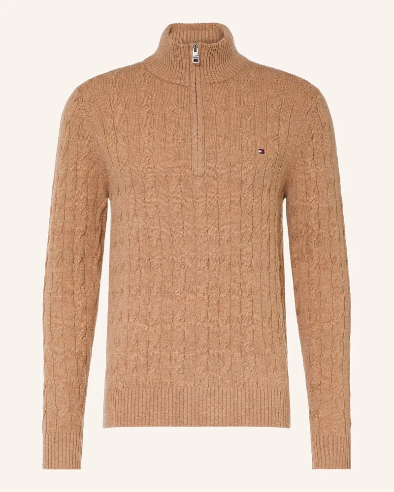 Tommy Hilfiger Troyer braun Camel