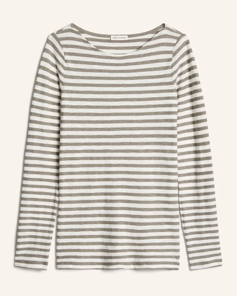 Marc O'Polo Longsleeve weiss Weiss