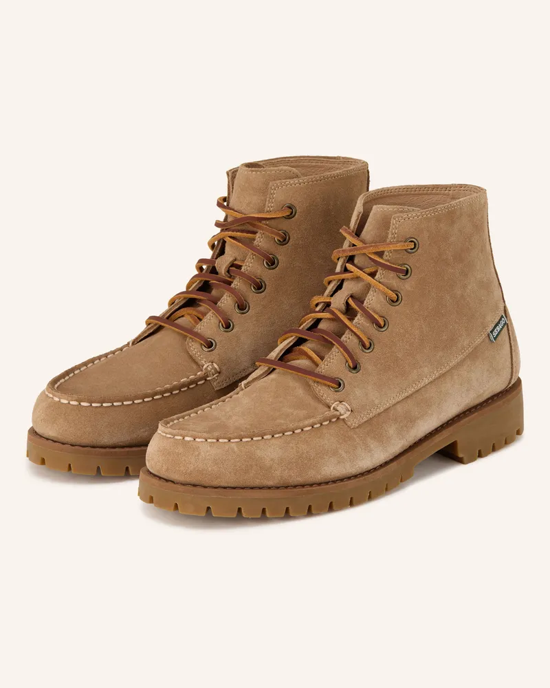 Sebago Schnürboots Parker beige Beige