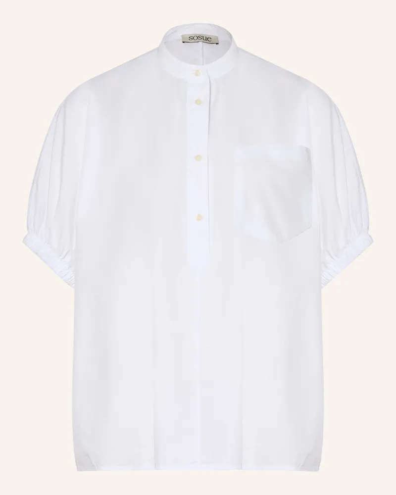 SoSUE Blusenshirt weiss Weiss