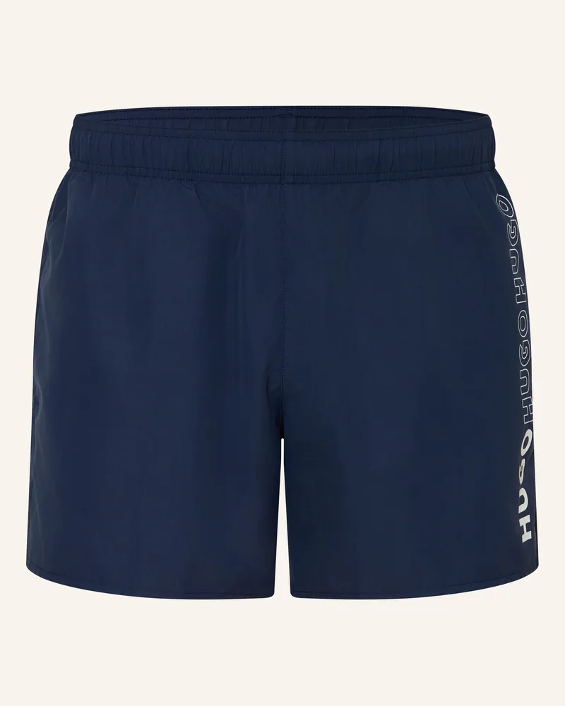 HUGO BOSS Badeshorts Tiki blau Dunkelblau