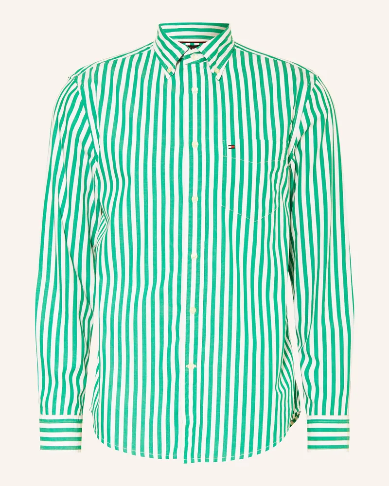 Tommy Hilfiger Hemd Regular Fit Grün
