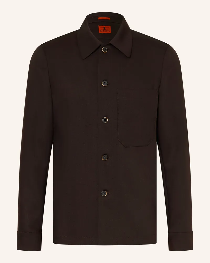 BARENA Overshirt Cedrone braun Dunkelbraun