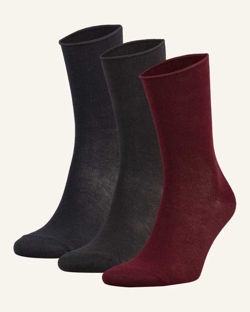 Falke 3er-Pack Socken HAPPY BOX mit Geschenkbox Schwarz