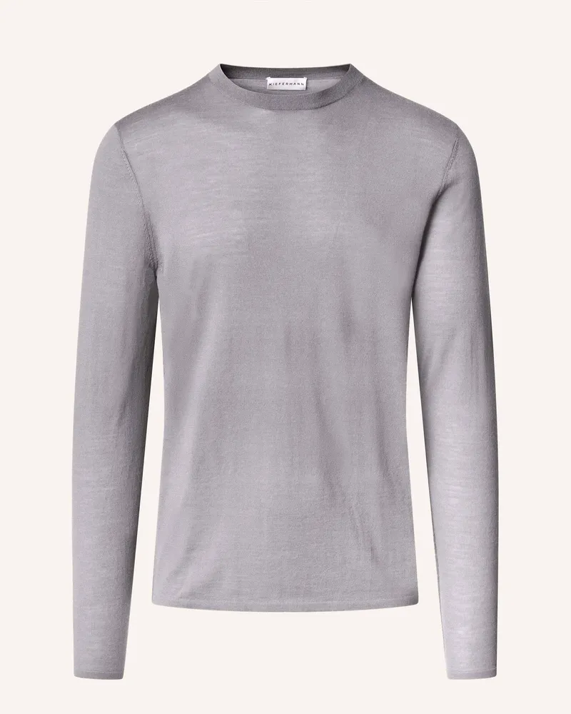 KIEFERMANN Pullover Marleys Aus Merino grau Grau