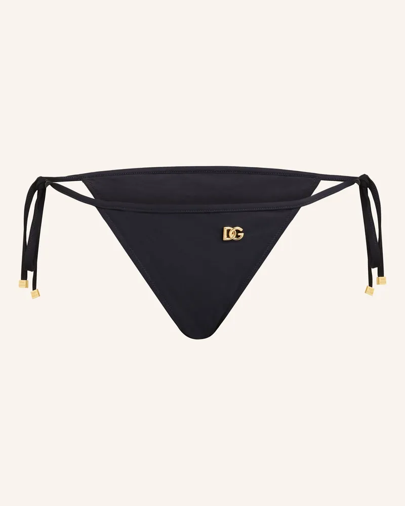 Dolce & Gabbana Triangel-Bikini-Hose ESSENTIALS Schwarz