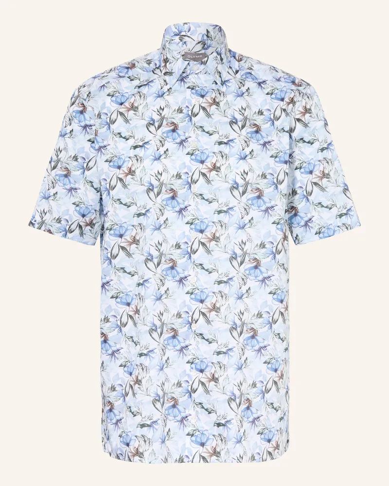 Olymp Kurzarm-Hemd Luxor Comfort Fit blau Hellblau