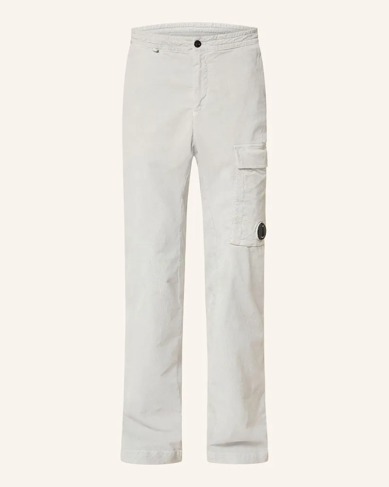C.P. Company Cargohose Regular Fit aus Cord Hellgrün