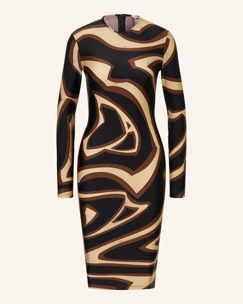 Emilio Pucci Etuikleid Braun