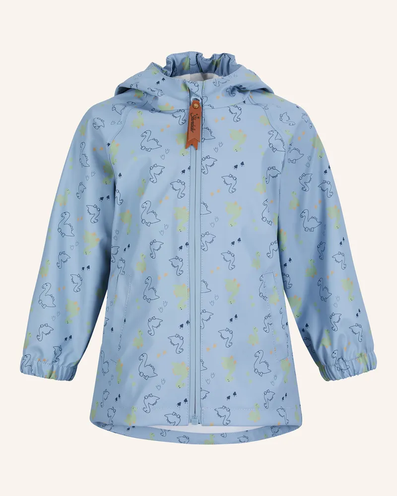 Sterntaler Regenjacke ungefüttert Dino Blau