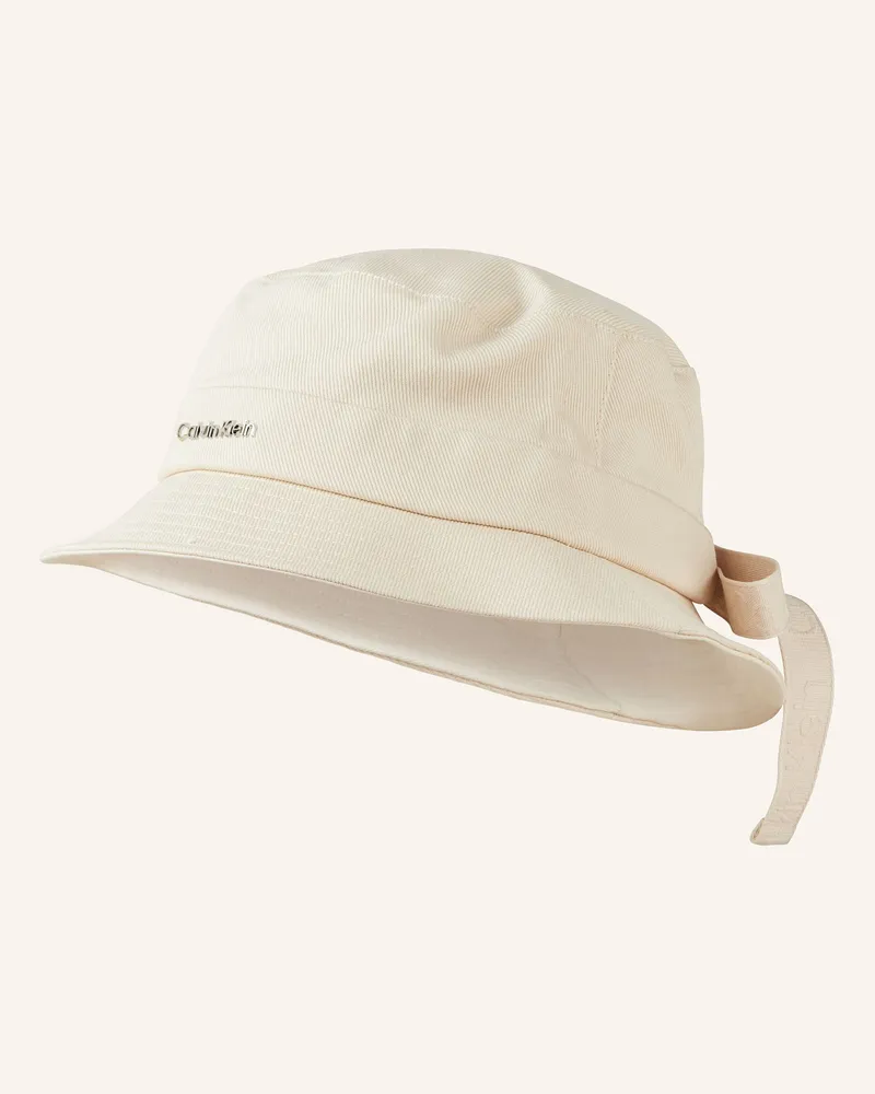 Calvin Klein Bucket-Hat Hellbraun