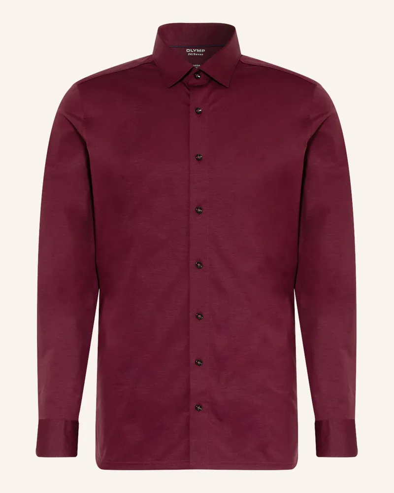 Olymp Jerseyhemd Luxor 24/Seven Modern Fit rot Dunkelrot