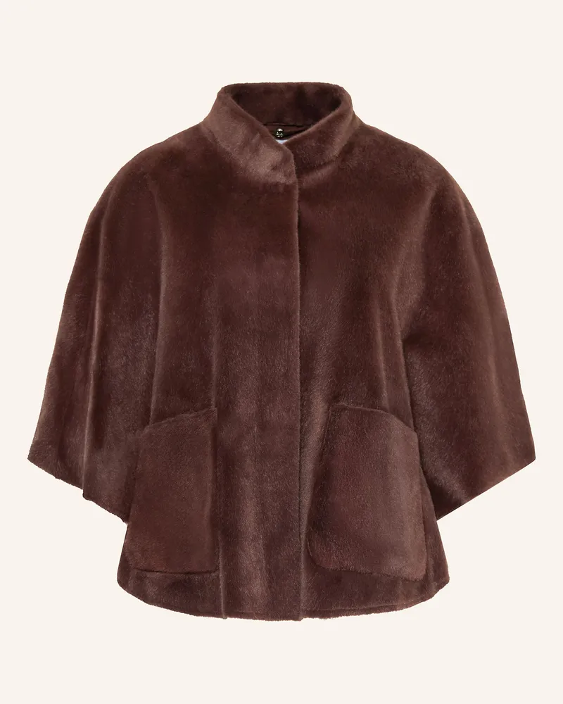RINO & PELLE Kunstpelz-Cape DEWI Fuchsia