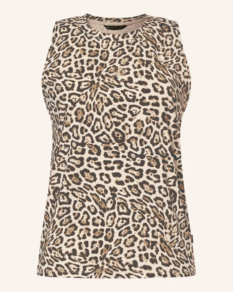 GOLDBERGH Tanktop FAYE aus Alpaka Hellbraun