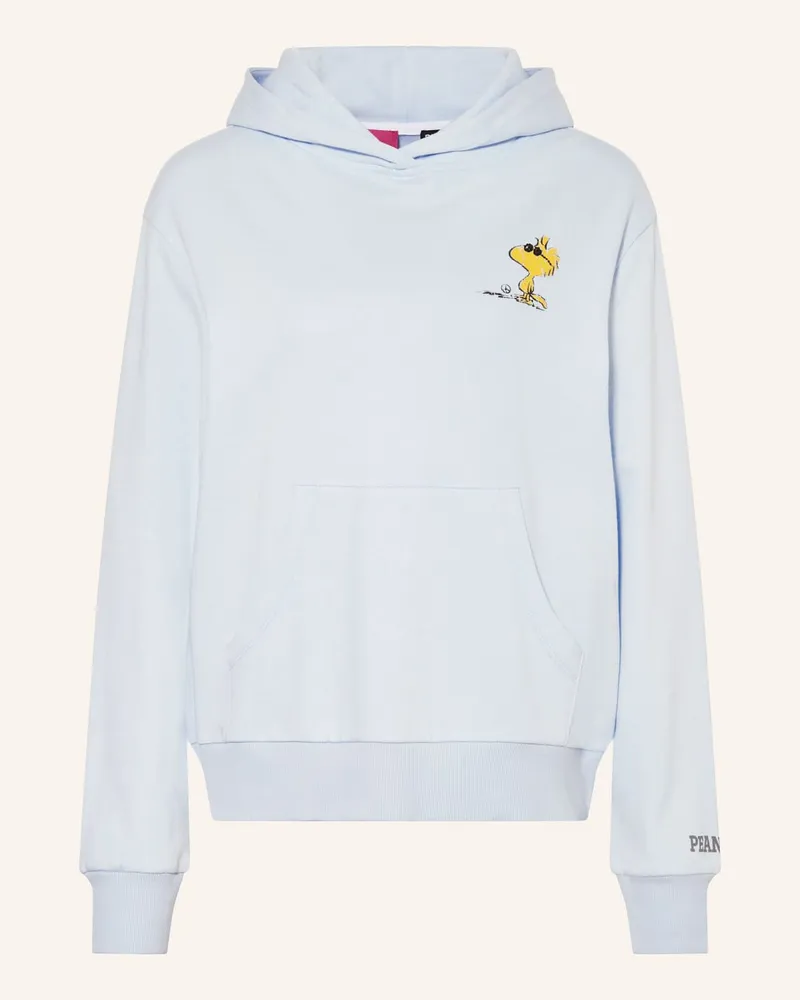 Frogbox Hoodie mit Schmucksteinen Blau