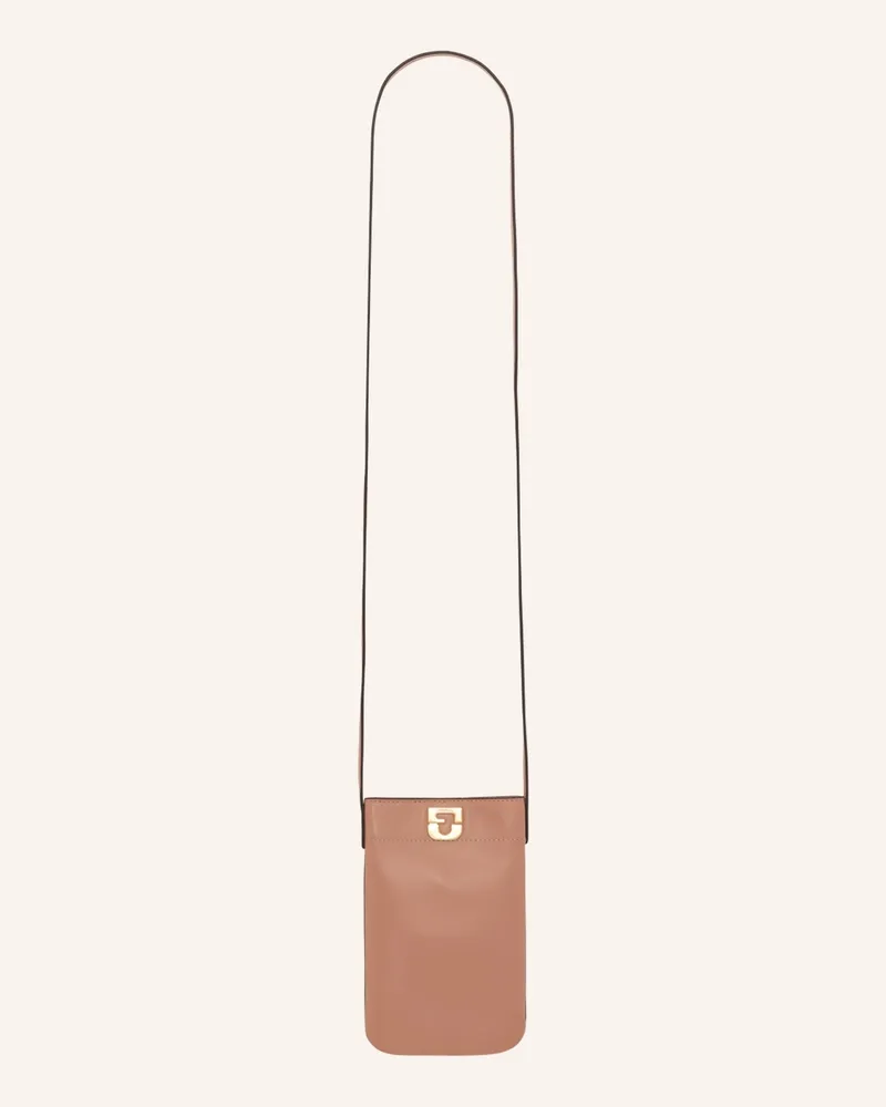 Gerard Darel Kleinlederwaren Ladyphone rosa Nude
