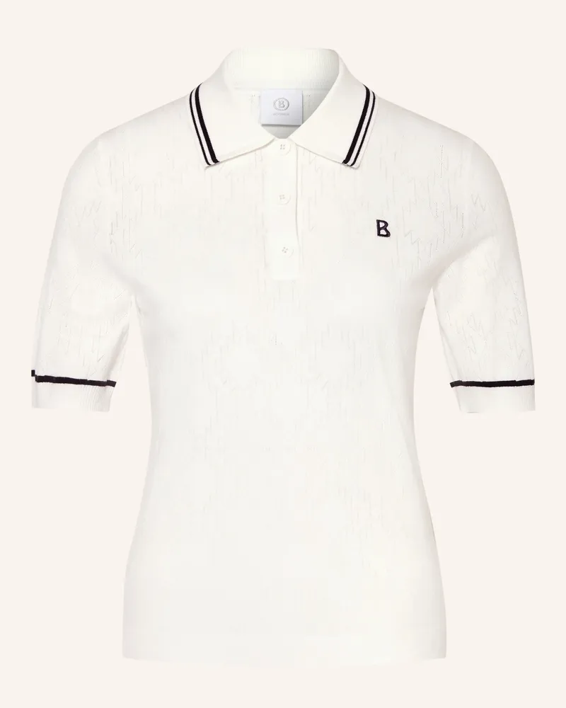 Bogner Strick-Poloshirt MANDY Weiss