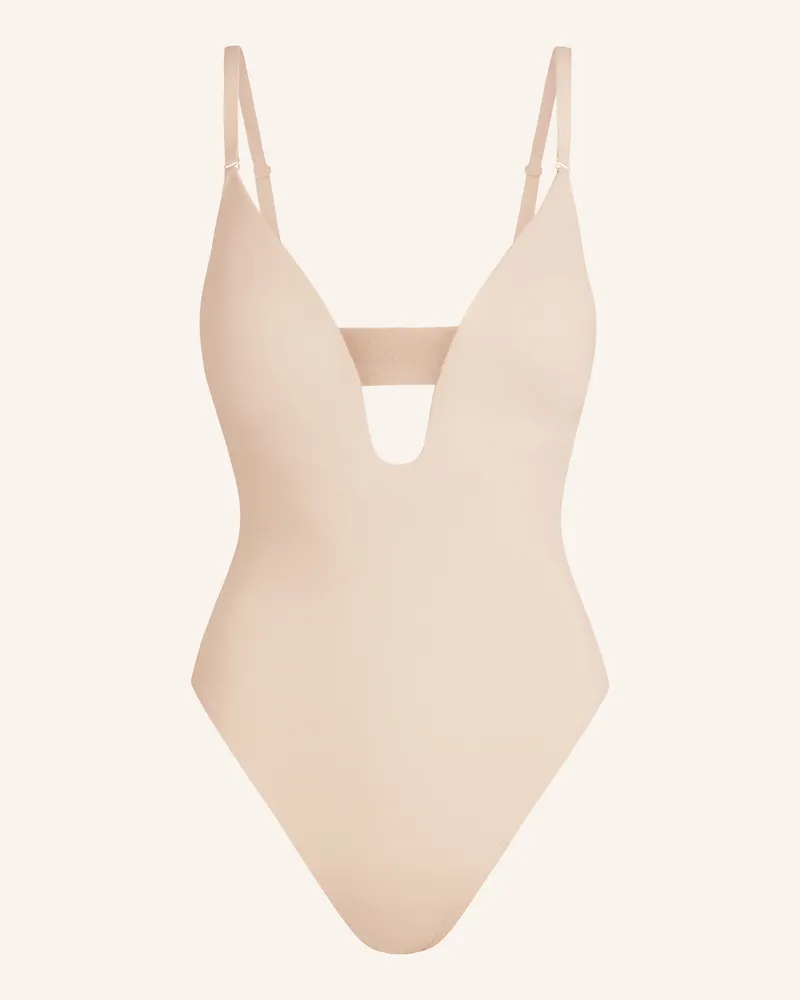 Spanx Shape-Body Spanxshape™ Suit Your Fancy Plunge Low Back Thong Bodysuit beige Beige