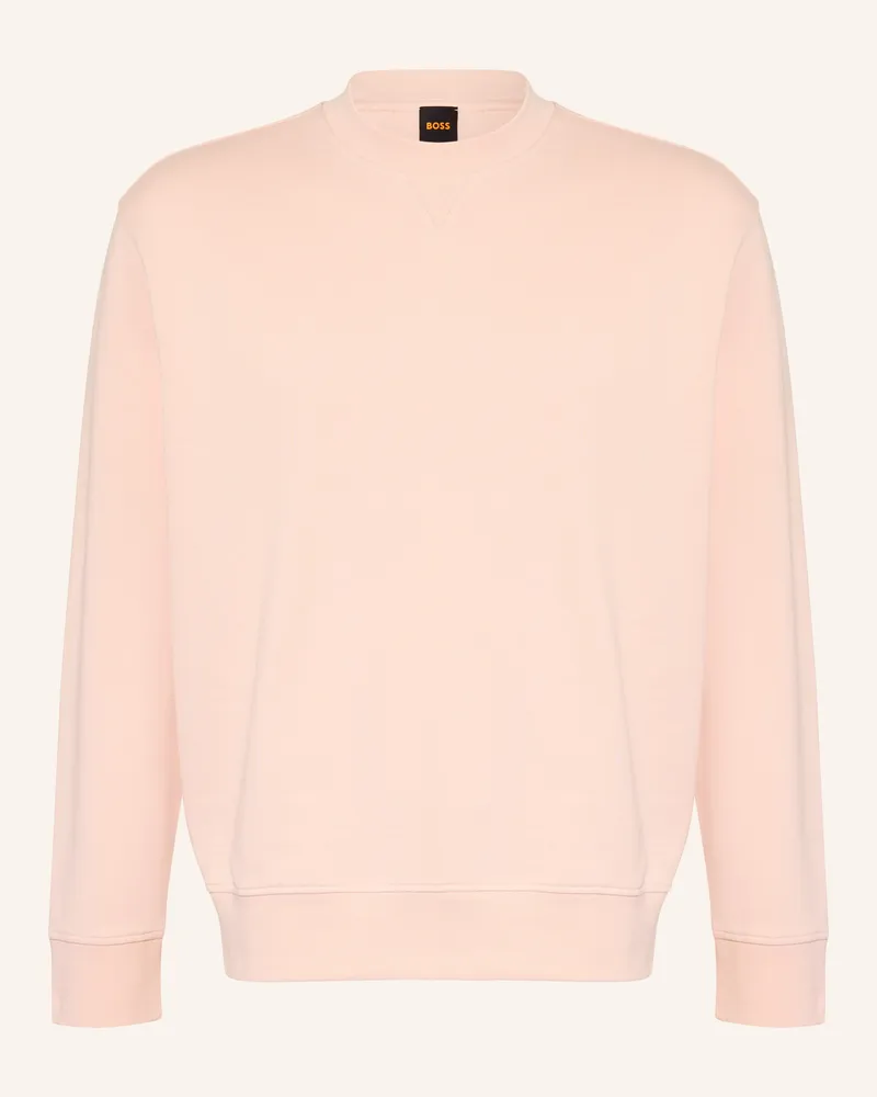 HUGO BOSS Sweatshirt We Tape rosa Rosé