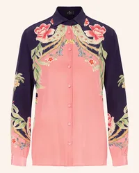 Etro Hemdbluse aus Seide Rosa