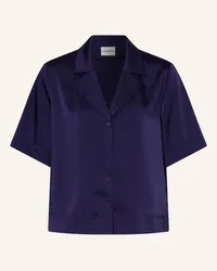 Claudie Pierlot Satinbluse Blau