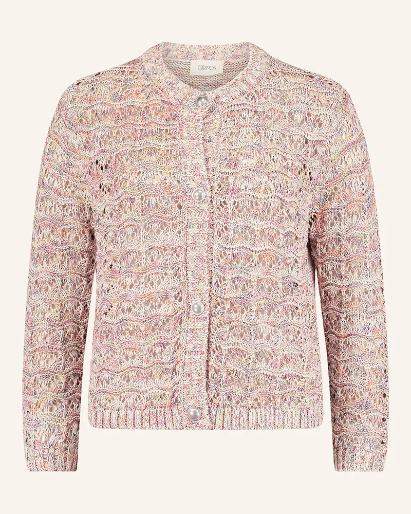 Cartoon Strickjacke Creme