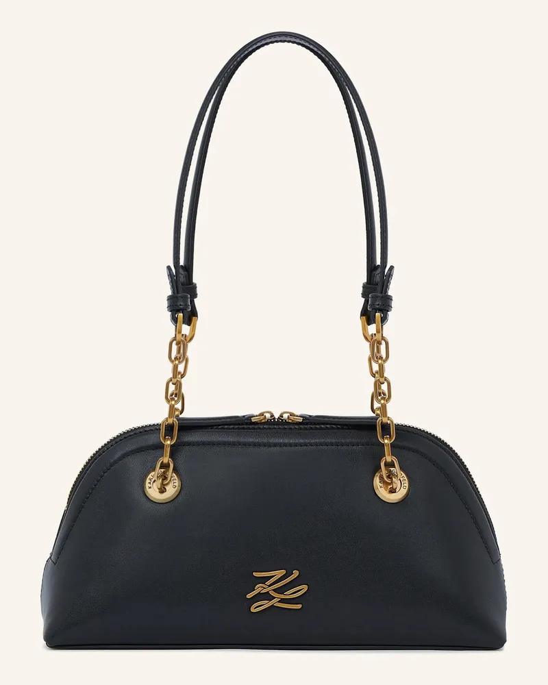 Karl Lagerfeld Schultertasche schwarz Schwarz