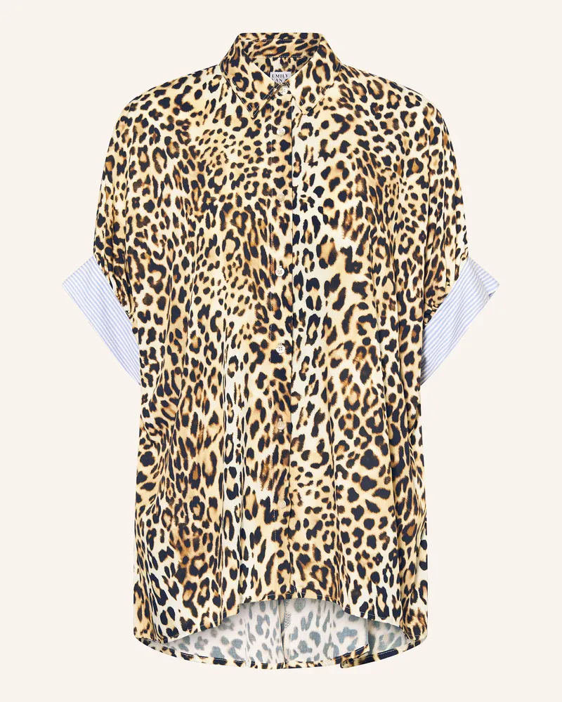 Emily van den Bergh Hemdbluse Dunkelbraun