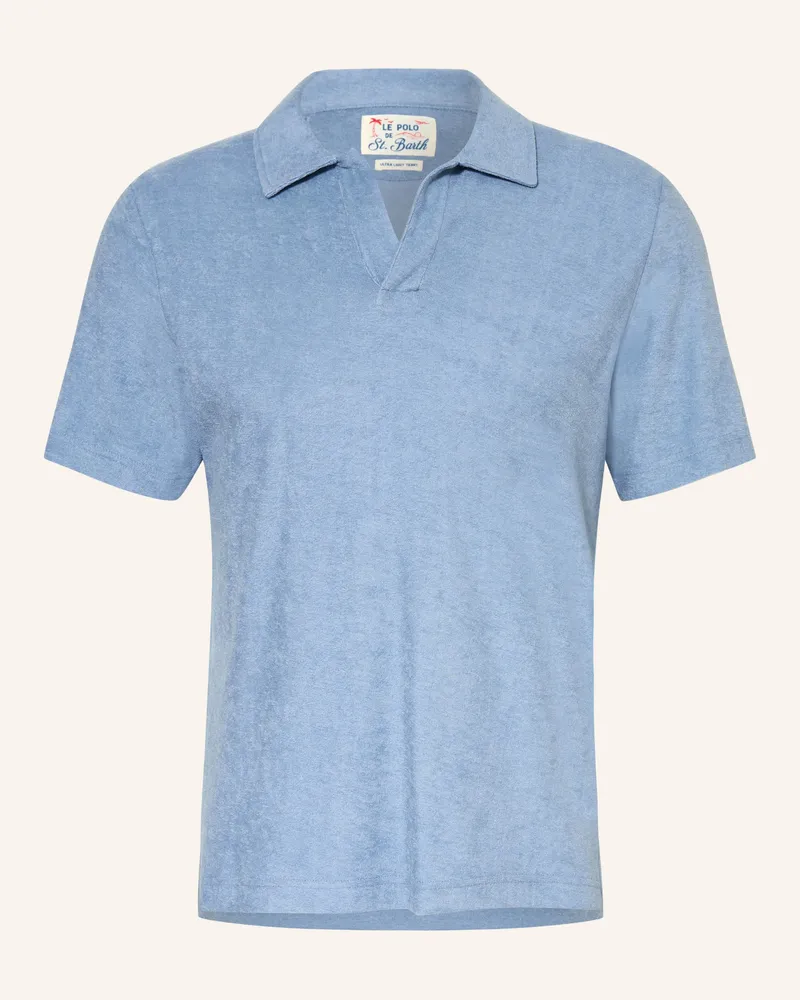 MC2 Saint Barth Frottee-Poloshirt JEREMY Hellblau