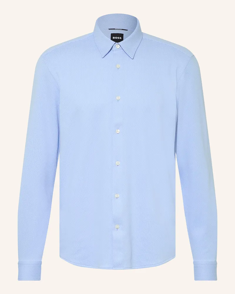 HUGO BOSS Hemd Liam Regular Fit blau Hellblau