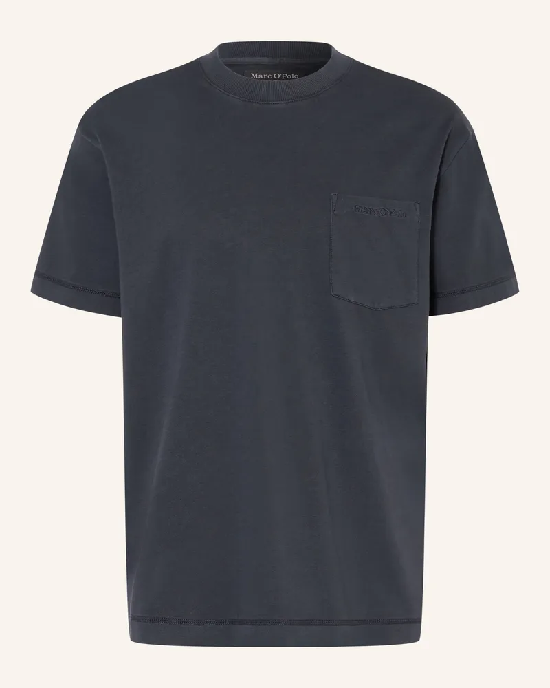 Marc O'Polo T-Shirt blau Dunkelblau