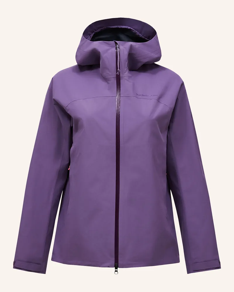 Peak Performance W Treeline Hipe® 2.5l  Shell Jacket Funktionsjacke lila Dunkellila