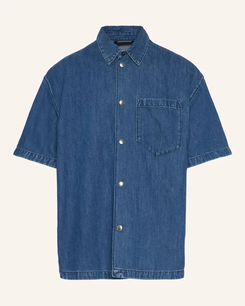 7 for all mankind S/S Overshirt blau Blau