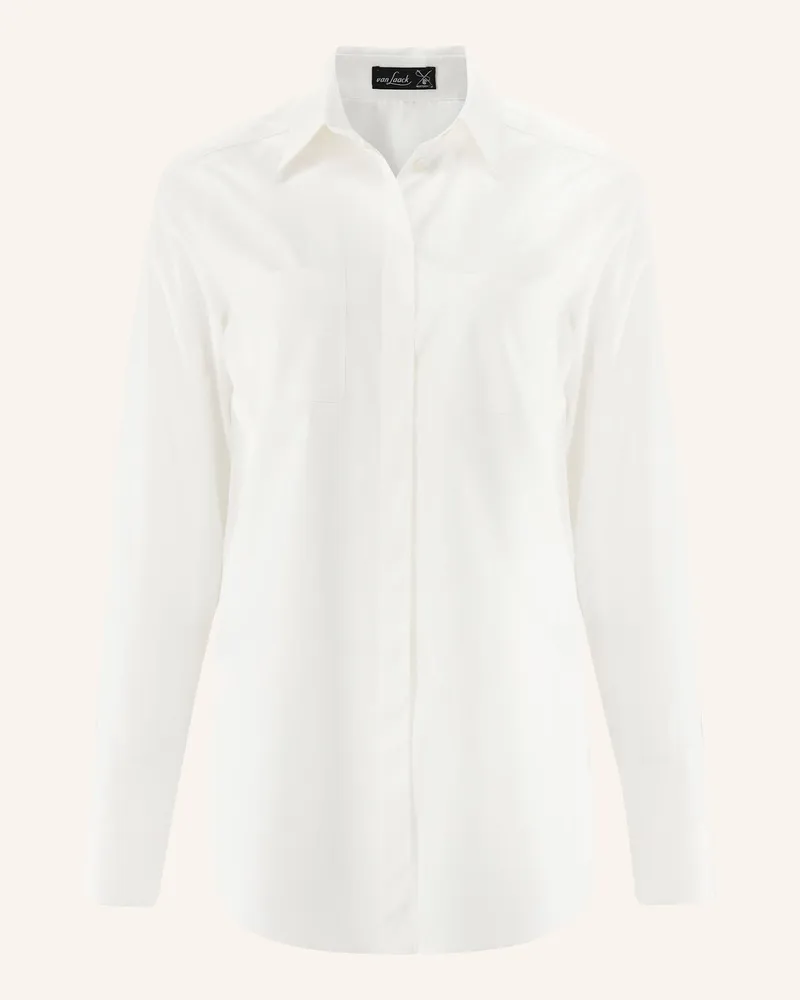 van Laack Bluse Modern Fit weiss Weiss